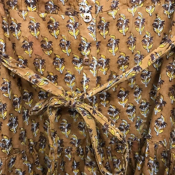 Daughters of India Light Brown Midi Dress - Picture 7 of 16